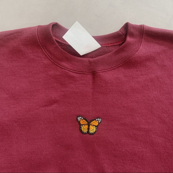 n e w | butterfly crewneck 🦋💙 - Picture 6 of 8